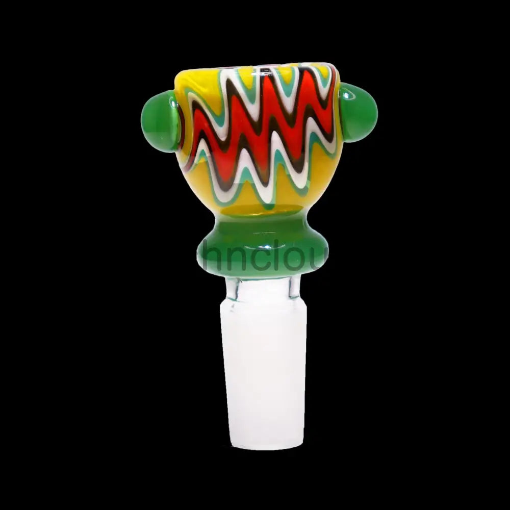 14 Mm - Wig Wag Glass Bowl Curvy