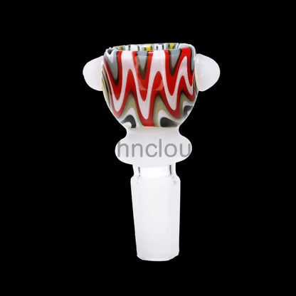 14 Mm - Wig Wag Glass Bowl Curvy