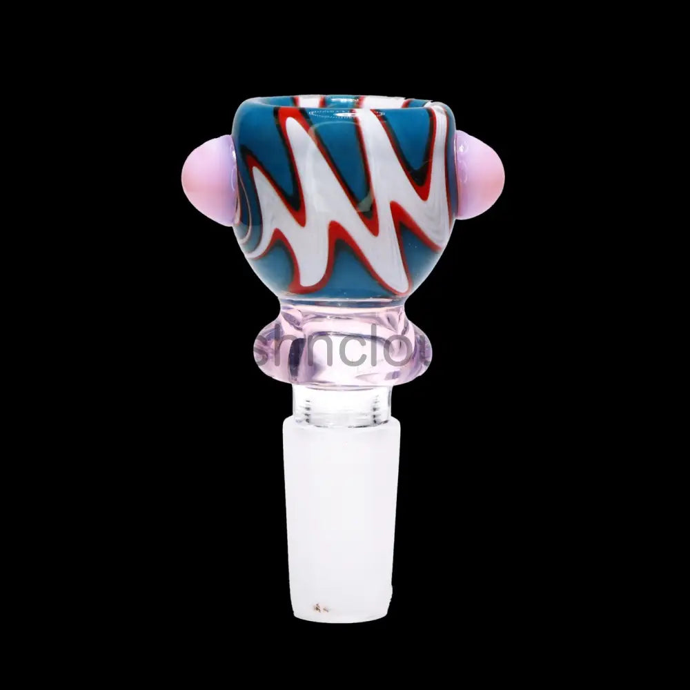 14 Mm - Wig Wag Glass Bowl Curvy