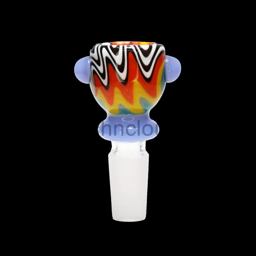 14 Mm - Wig Wag Glass Bowl Curvy