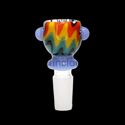 14 Mm - Wig Wag Glass Bowl Curvy