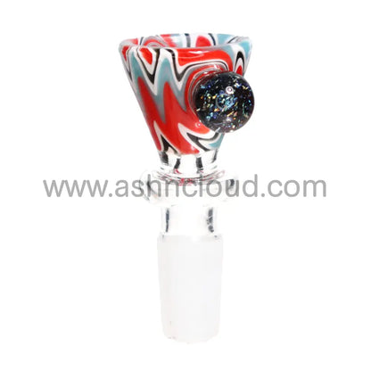 14 Mm - Wig Wag Multicolor Triangle Dicro Bowl