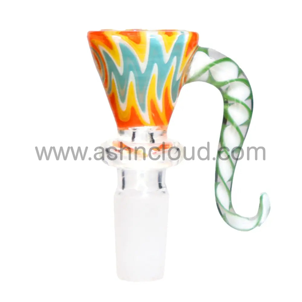 14 Mm - Wig Wag Multicolor Triangle Horn Bowl