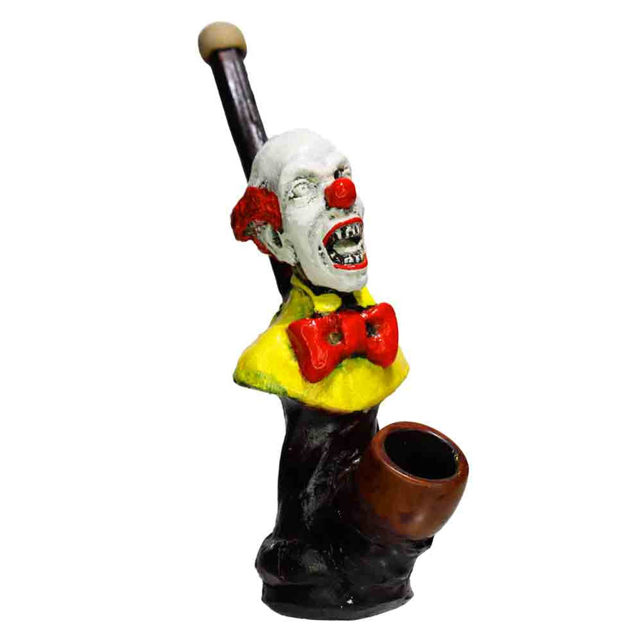 6 Inch Crazy Clown Design Bamboo Bong