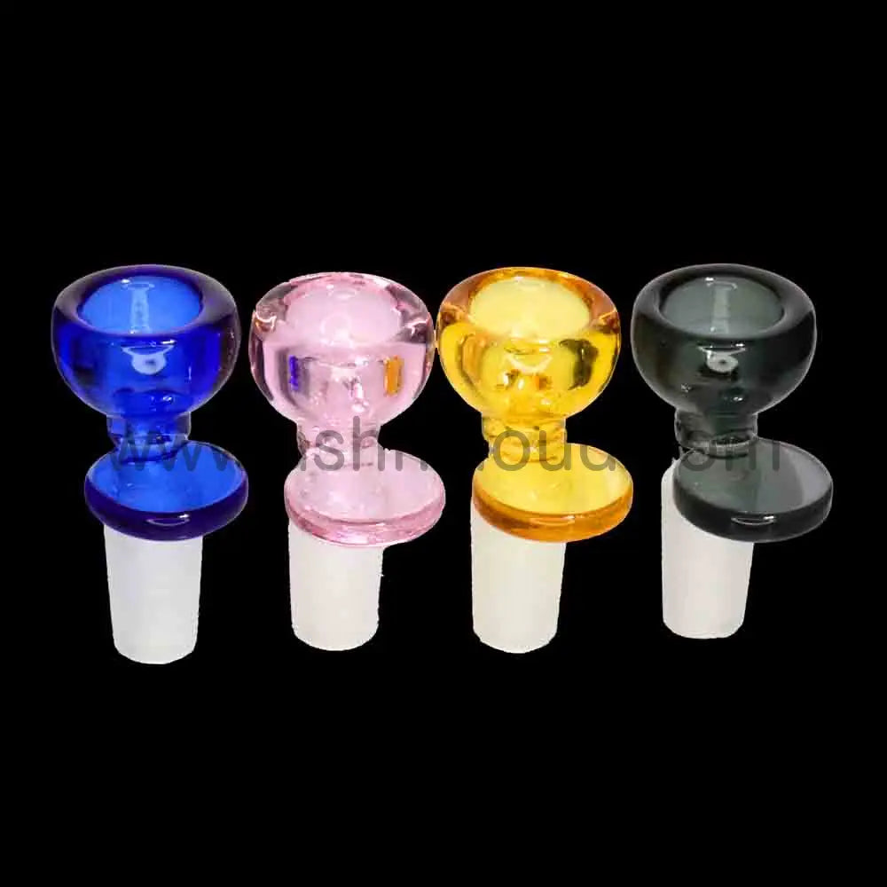 14mm Glass Bowl – 8-Piece Display Pack | Assorted Colors | Wholesale $2.75 each