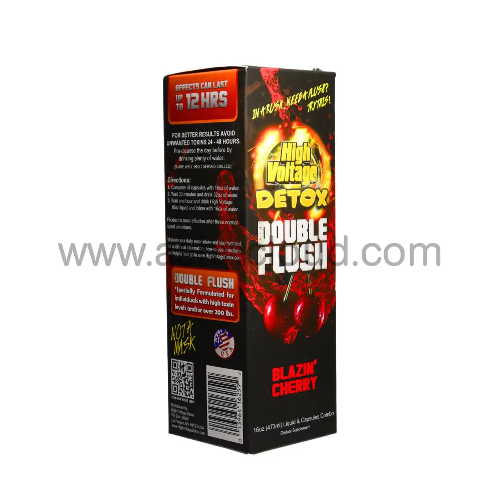 16 Fl.oz - High Voltage Detox Double Flush Cherry