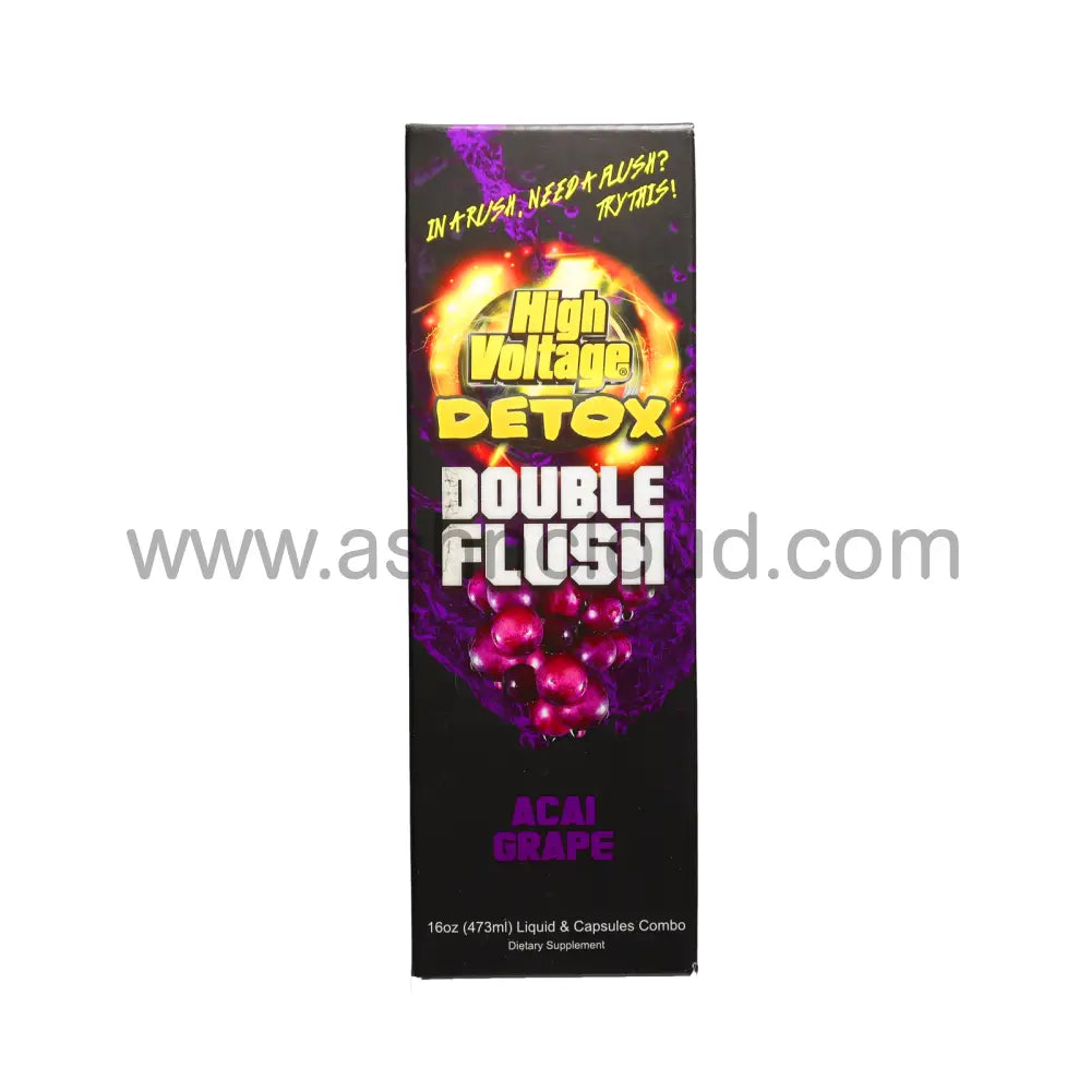 16 Fl.oz - High Voltage Detox Double Flush Grape