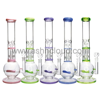 16 in - Beaker Inline Glass Ball Bong