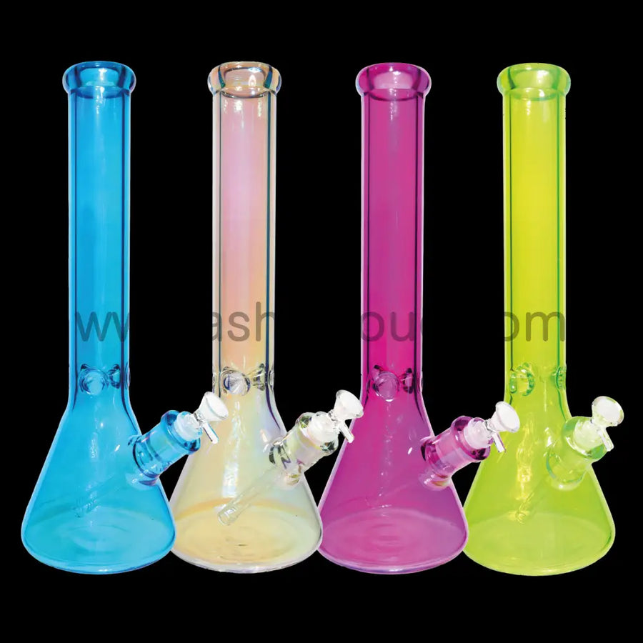 16 Inch Electro Dotted Glass Beaker Bong, 7mm