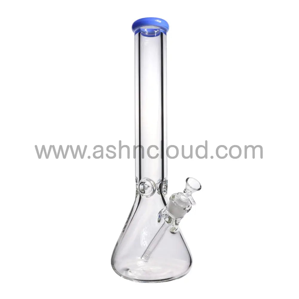 16 In - One Tone Clear Beaker Glass Bong 9 Mm