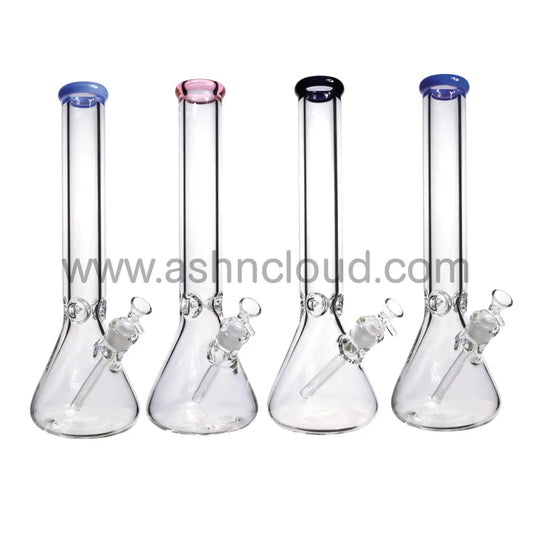 16 In - One Tone Clear Beaker Glass Bong 9 Mm