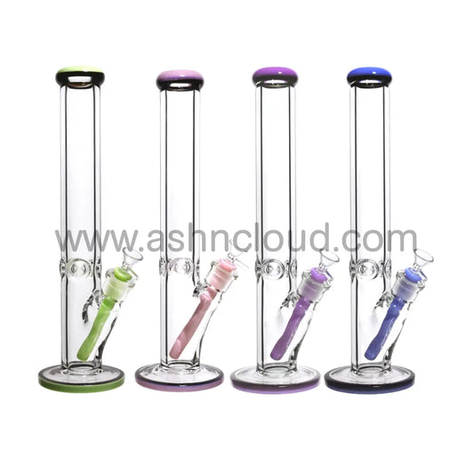 16 In - Straight Two-Tone Thick Glass Bong 9 Mm