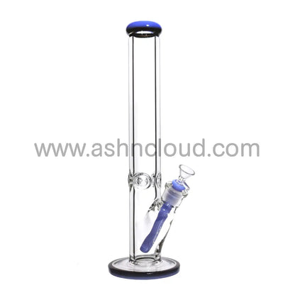 16 In - Straight Two-Tone Thick Glass Bong 9 Mm