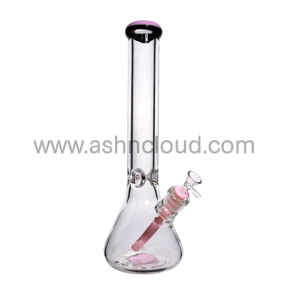 16 In - Two Tone Beaker Glass Bong 9 Mm Simple
