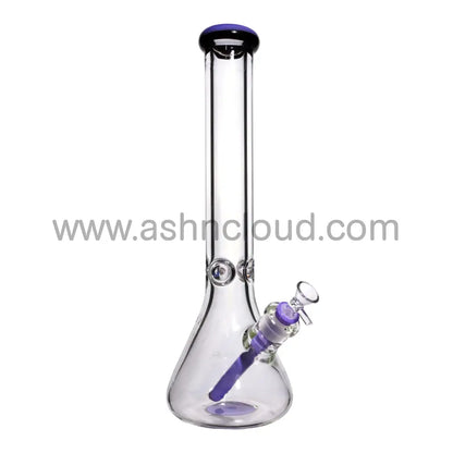 16 In - Two Tone Beaker Glass Bong 9 Mm Simple