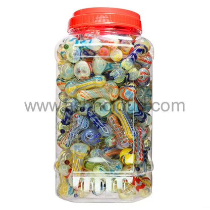 165 Pcs – Jar #5 Glass Hand Pipe Spoon $1.37 Each Simple