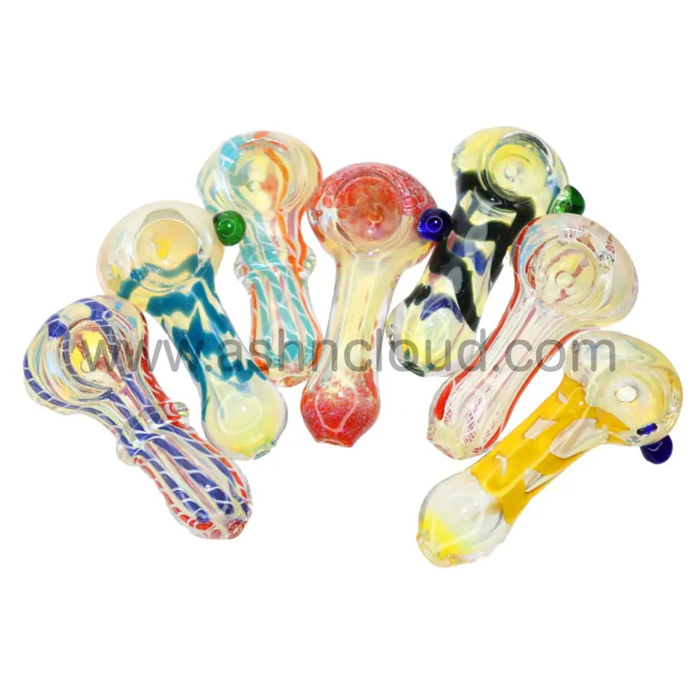 165 Pcs – Jar #5 Glass Hand Pipe Spoon $1.37 Each Simple