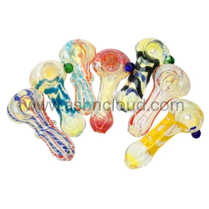 165 Pcs – Jar #5 Glass Hand Pipe Spoon $1.37 Each Simple