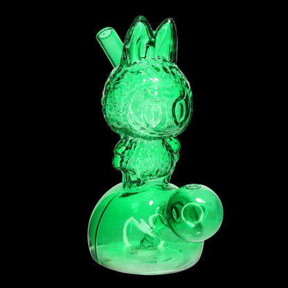 6" Labubu Character Style Oil Burner Water Pipe – Wholesale Color Glass Figure