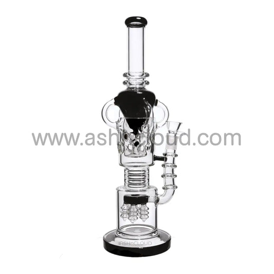 17 In - Big Black Glass Recycler