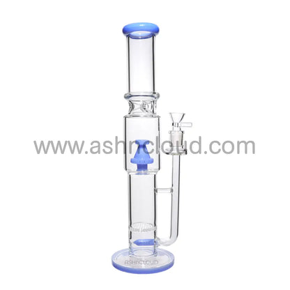 17 In - Straight Tube Glass Bong Perc