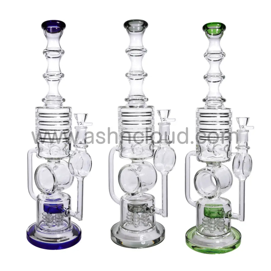 17 Inch Luxury Glass Recycler Bong