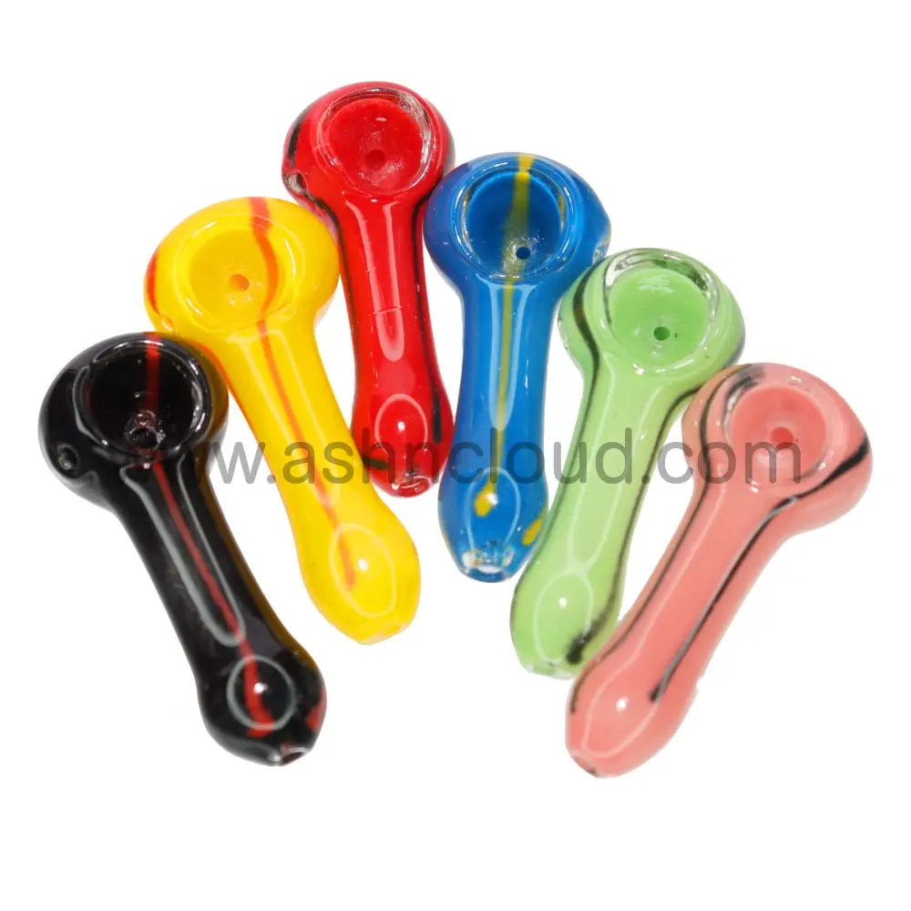 170 Pcs – Jar #39 Glass Hand Pipe Spoon $1.15 Each Simple