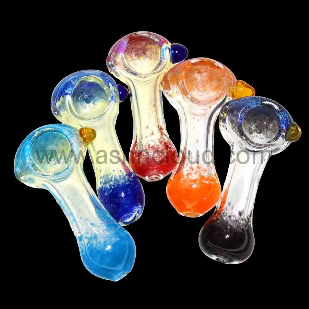 170 pcs – NEW 2025 JAR #6 Glass Hand Pipe (3 inches) Spoon $1.30