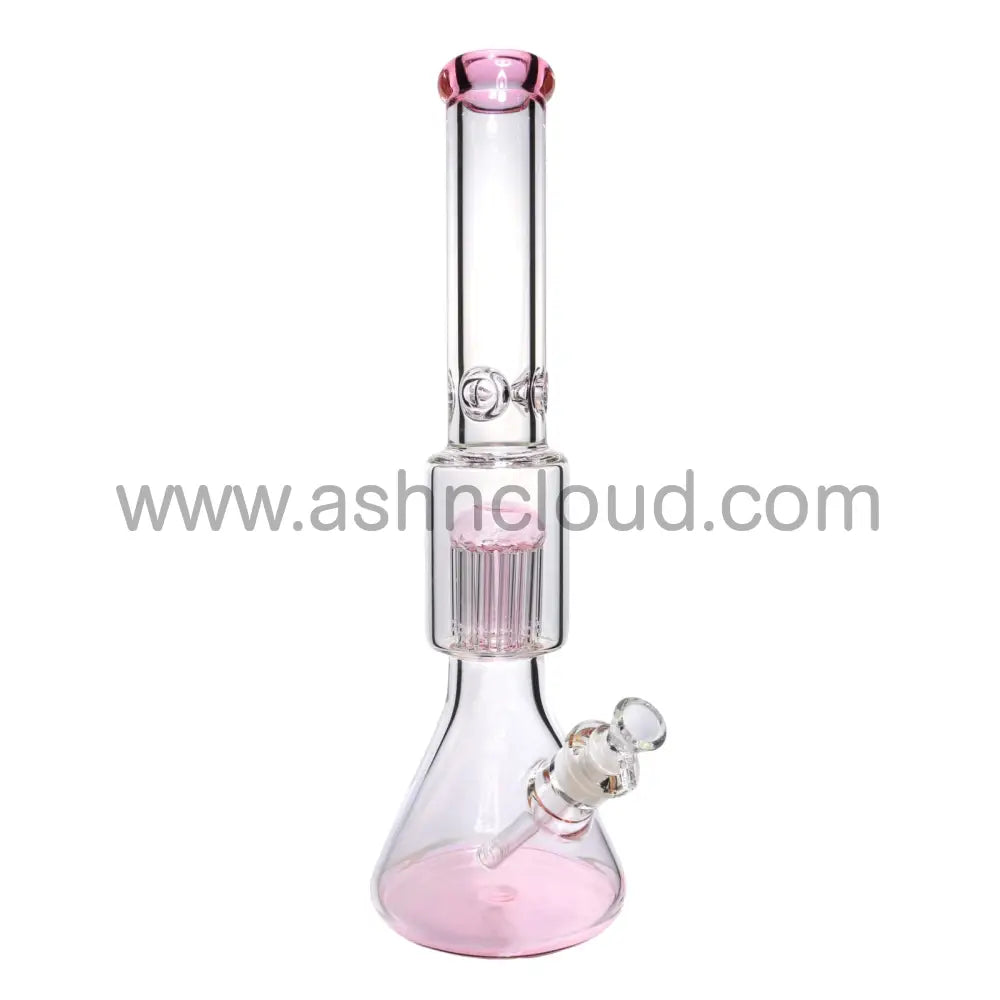 18 In - Big Chamber Multicolor Glass Beaker Bong