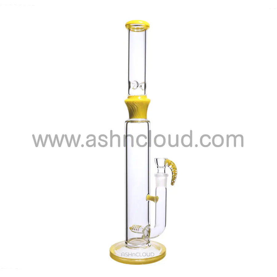 18 Inch Big Clear Glass Bong with Horn Bowl
