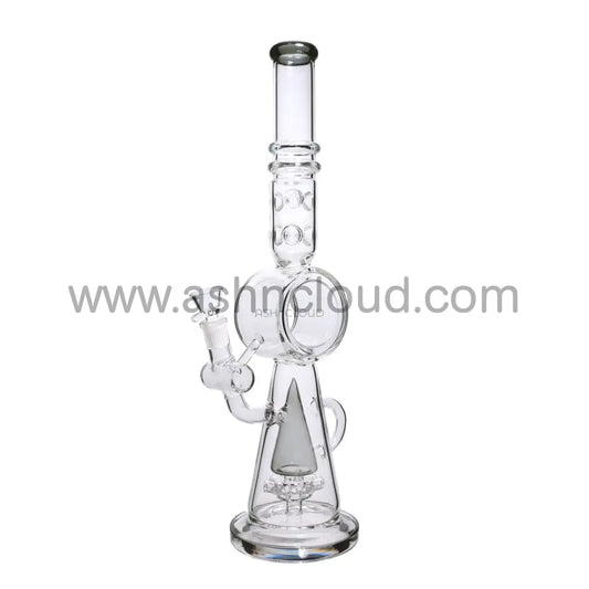 18 In - Big Clear Glass Bong Perc