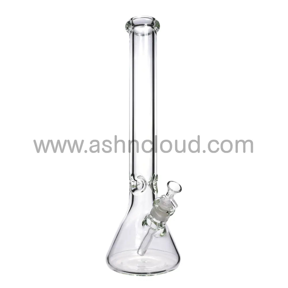 18 In - Clear Beaker Glass Bong 9 Mm Simple