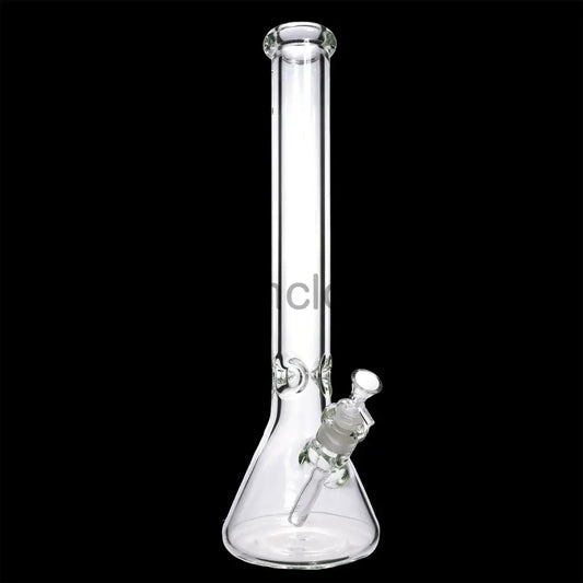 18 in - Clear Beaker Glass Bong 9 mm simple
