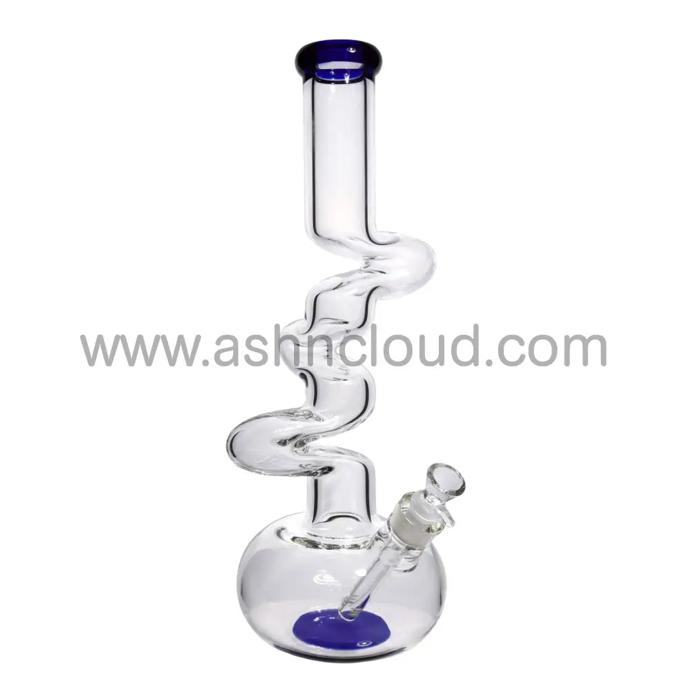 18 In - Shaped Twisted Ball Beaker Bong 9 Mm