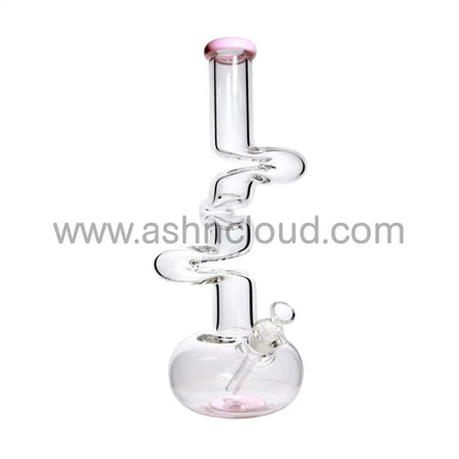 18 In - Shaped Twisted Ball Beaker Bong 9 Mm