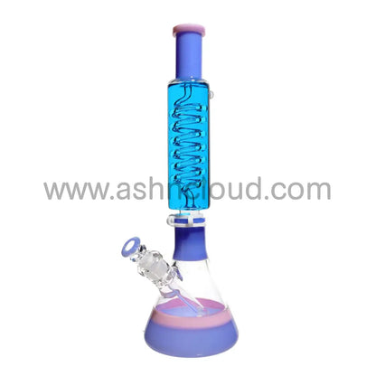 18 In - Slime Colos Fancy Glycerin Glass Beaker Bong