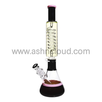 18 In - Slime Colos Fancy Glycerin Glass Beaker Bong