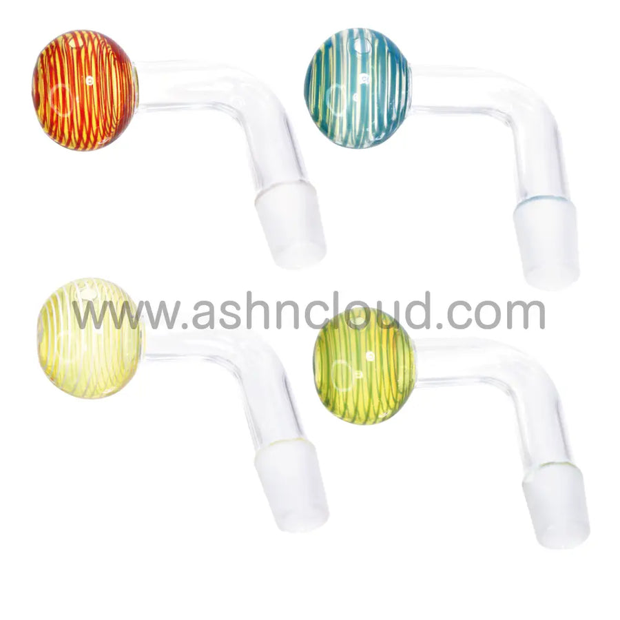 18mm Color Stripe Bent Oil Burner