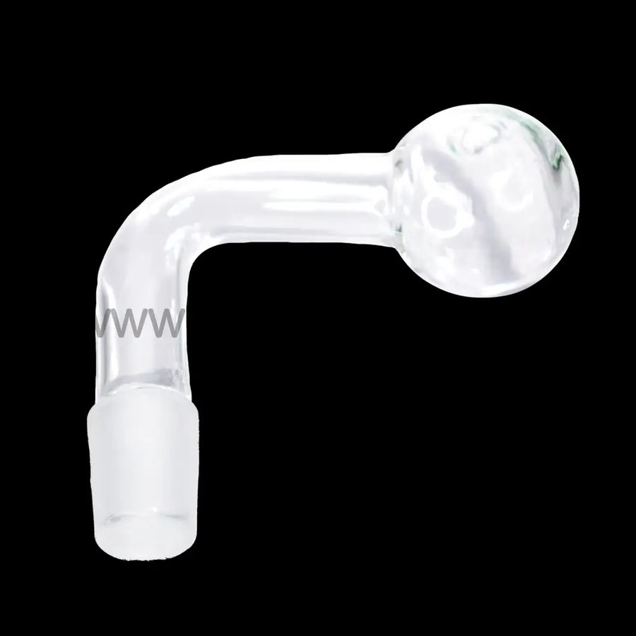 18mm 90 Degree Male Clear Glass Oil Burner Bowl
