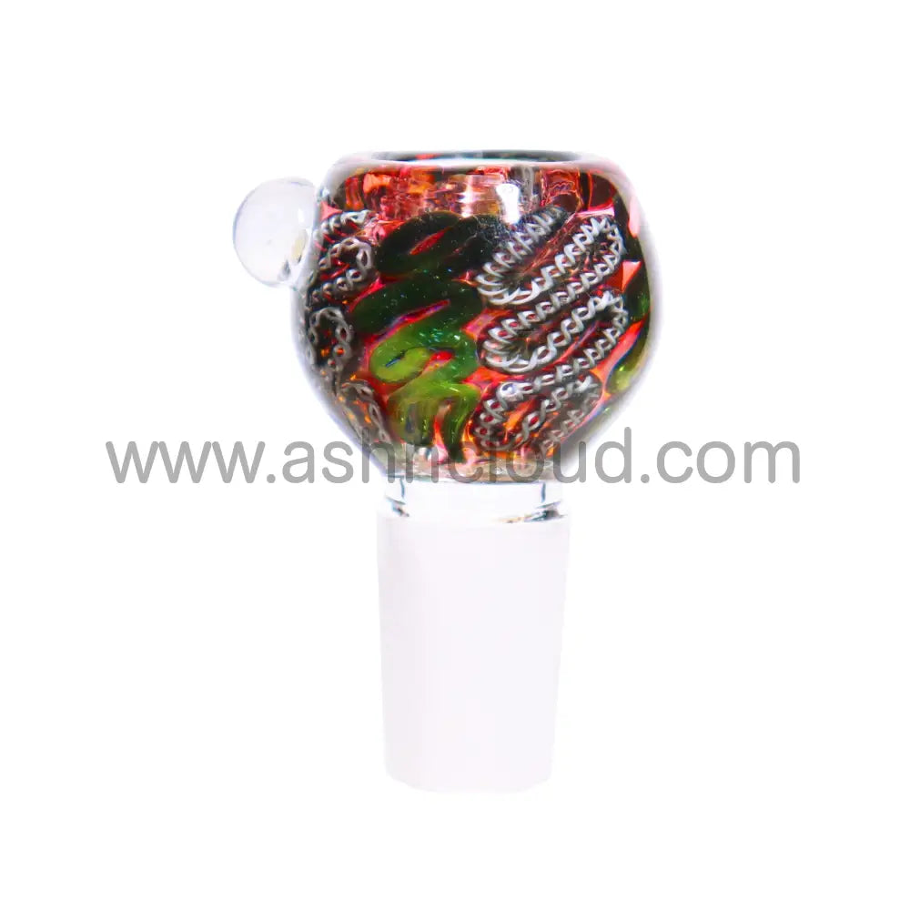 18 Mm - Color Implosion Plaited Glass Bowl