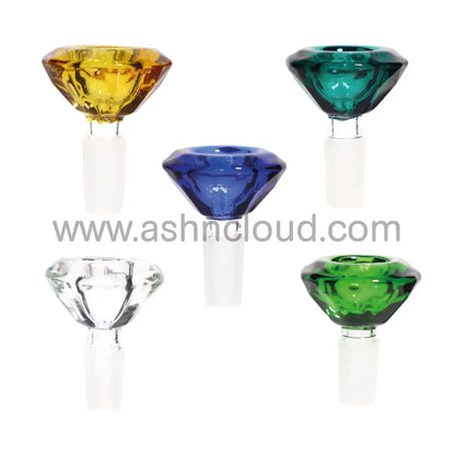 18 Mm - Diamond Multicolor Glass Bowl