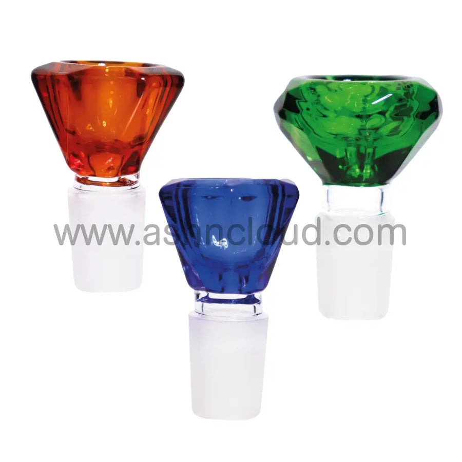 18mm Diamond Multicolor Glass Bowl