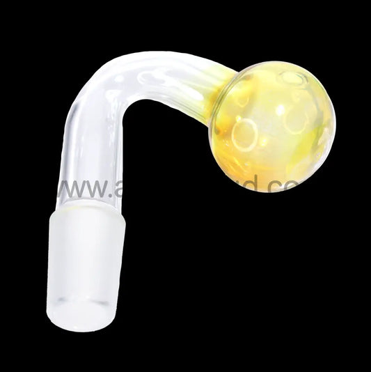 18 Mm - Fumed Bent Oil Burner 45 Degree Male