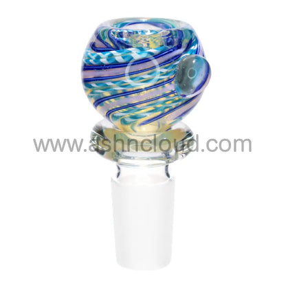 18 Mm - Twisted Tails Multicolor Glass Bowl