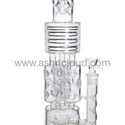 19 In - Super Big Luxury Glass Recycler 18 Mm