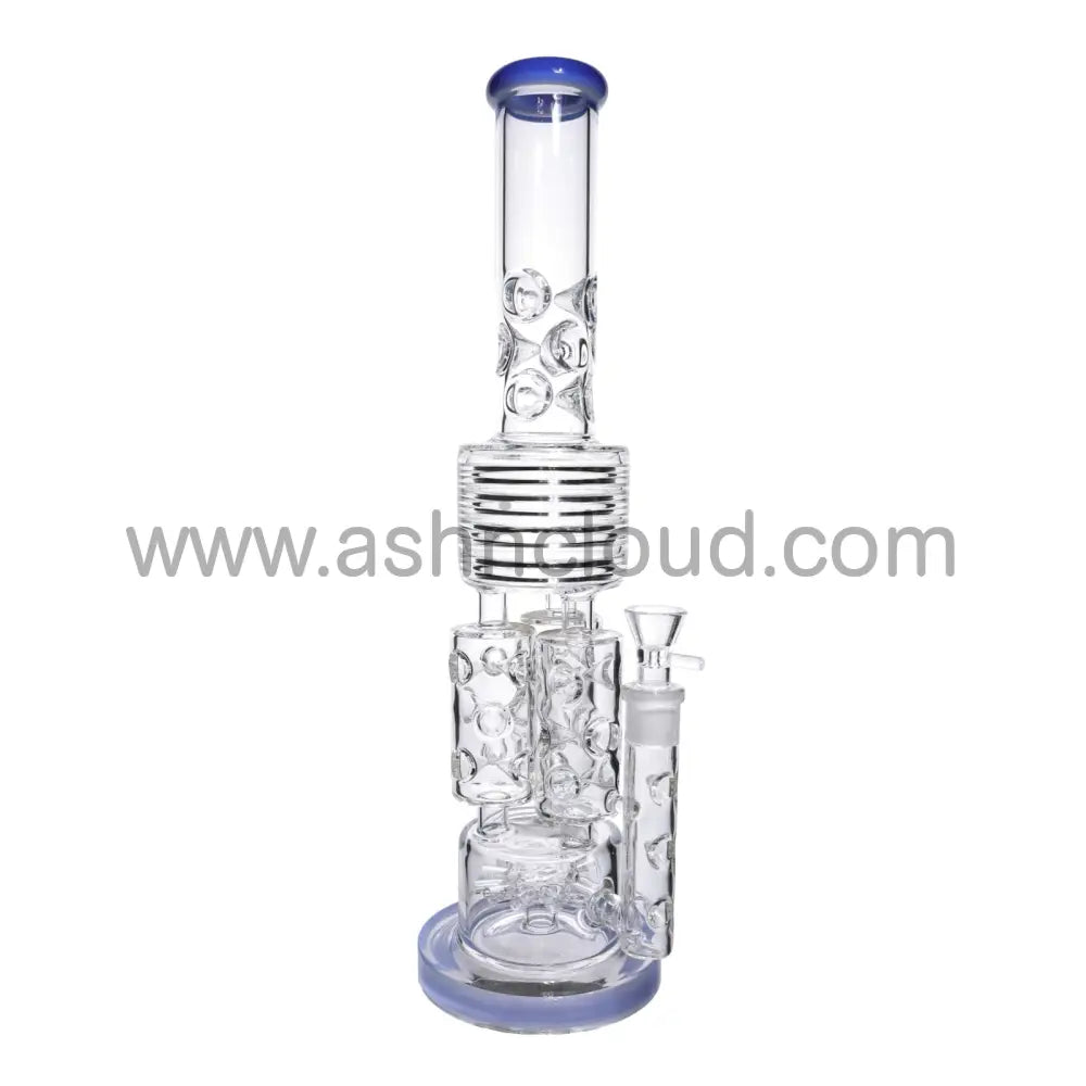 19 In - Super Big Luxury Glass Recycler 18 Mm