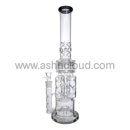 19 In - Super Big Luxury Glass Recycler 18 Mm