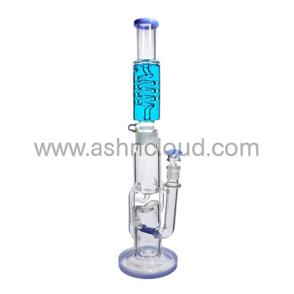 19 In - Super Fancy Glycerin Straight Bong 18 Mm