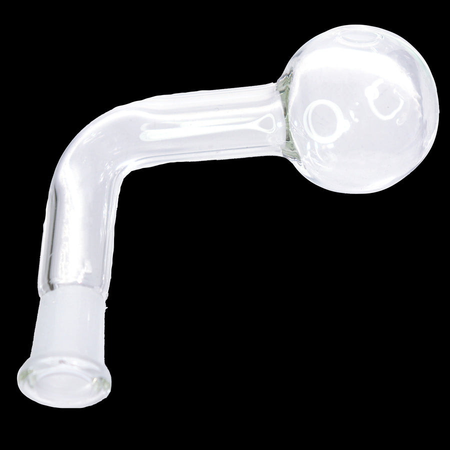 10mm 90 Degree Clear Glass Oil Burner Bowl