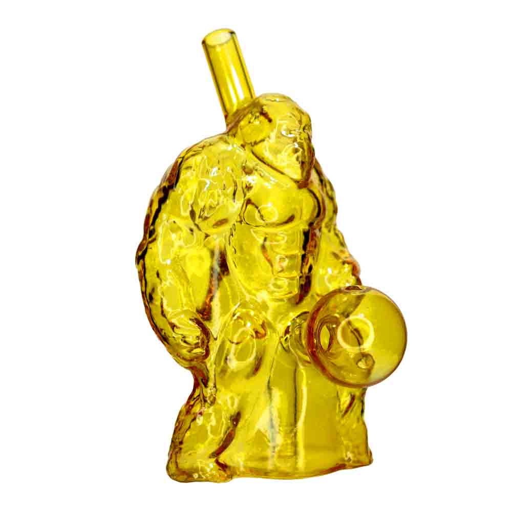 Wholesale Gorilla Shape Glass Oil Burner Water Pipe – 6 Inch Novelty Bong
